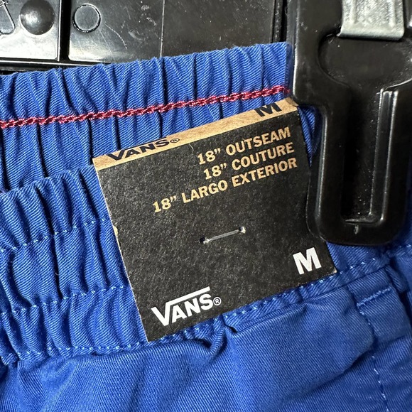 NWT VANS Men's 18" Outseam Range Elastic Relaxed Limoges Blue Shorts Medium REG - Picture 6 of 7